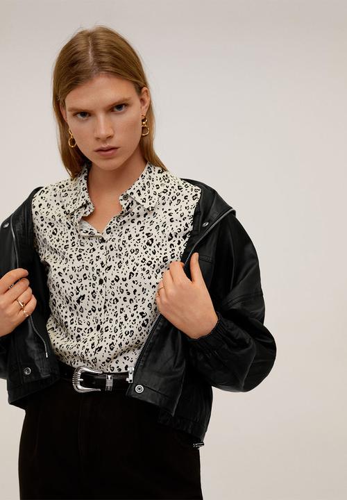 MANGO - Shirt nans - beige
