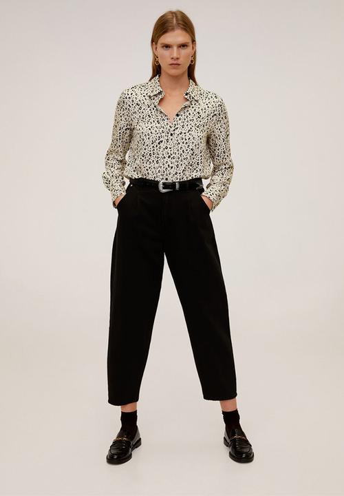 MANGO - Shirt nans - beige