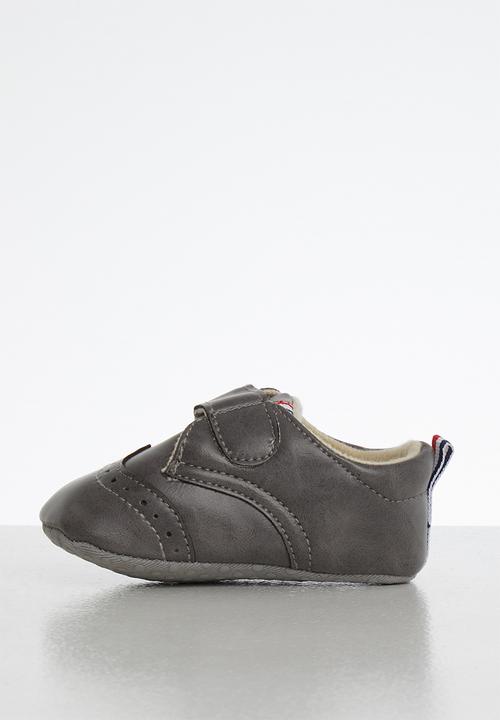 Pop Candy - Velcro strap bootie - grey