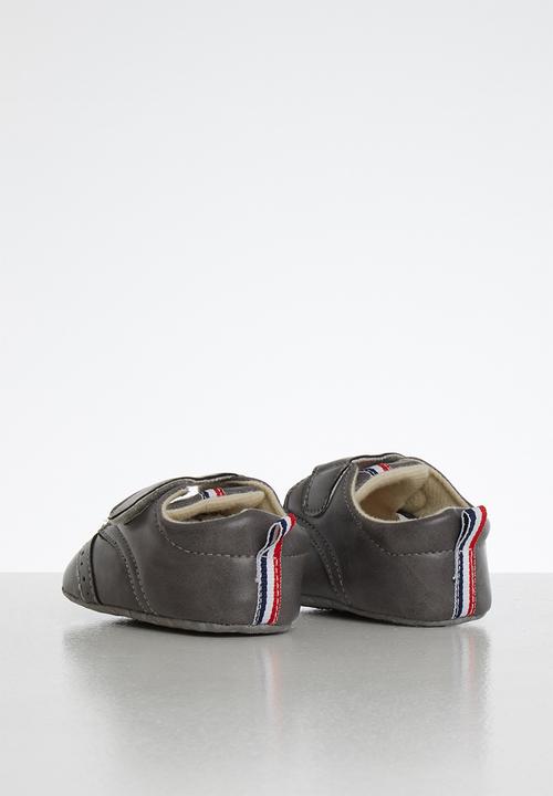 Pop Candy - Velcro strap bootie - grey
