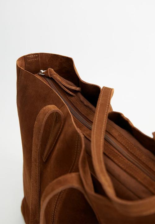 MANGO - Bag arribes - brown