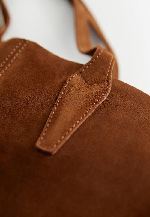 MANGO - Bag arribes - brown