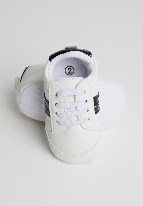 Pop Candy - Baby pull on sneaker - white