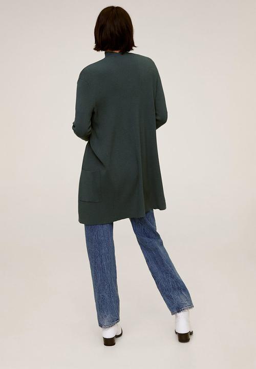 MANGO - Cardigan almansa - green