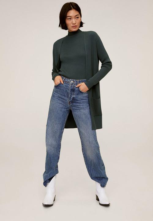 MANGO - Cardigan almansa - green