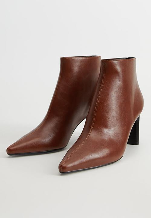 MANGO - Tea ankle boot - burnt orange