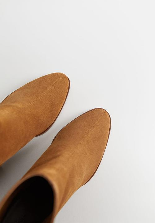 MANGO - Lille ankle boot - sand
