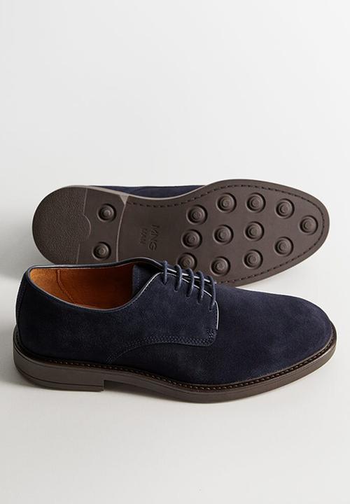 MANGO - Leolight suede shoes - navy