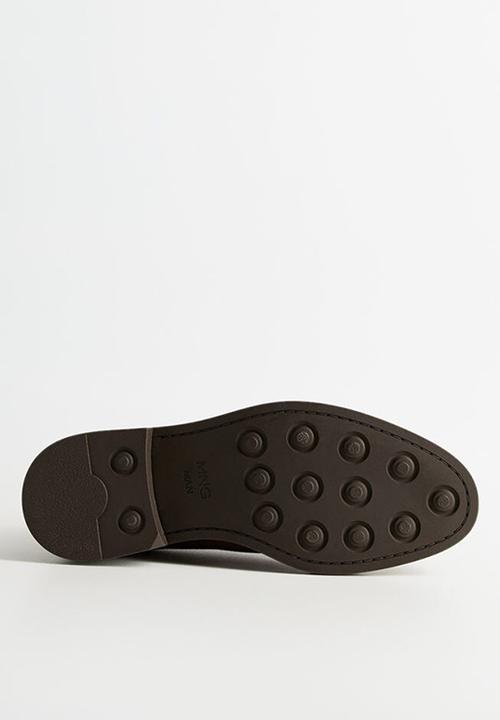 MANGO - Leolight suede shoes - brown