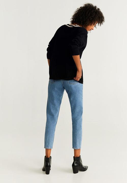MANGO - V-neck jersey - black