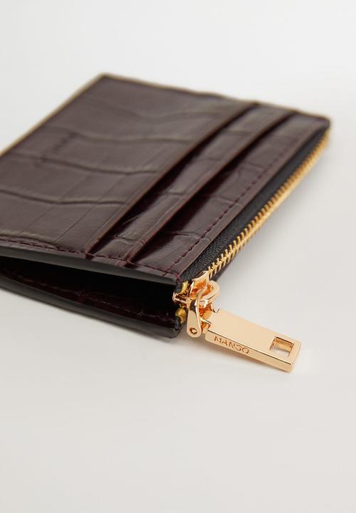 MANGO - Card holder malaga - dark red