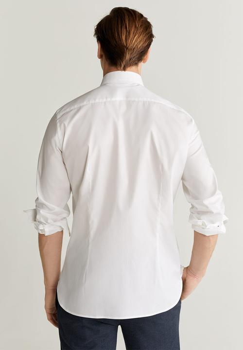 MANGO - Play shirt- white