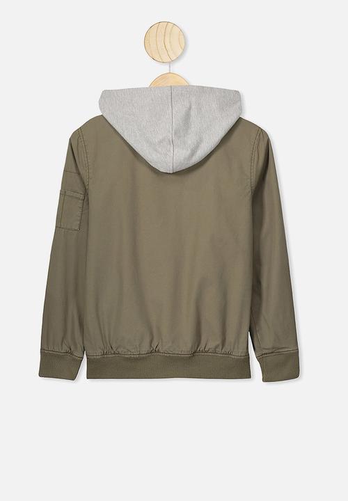 Free by Cotton On - Joe bomber - khaki