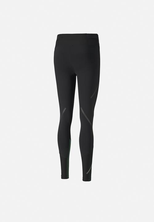PUMA - Runner id thermo 7/8 tight - green & black 