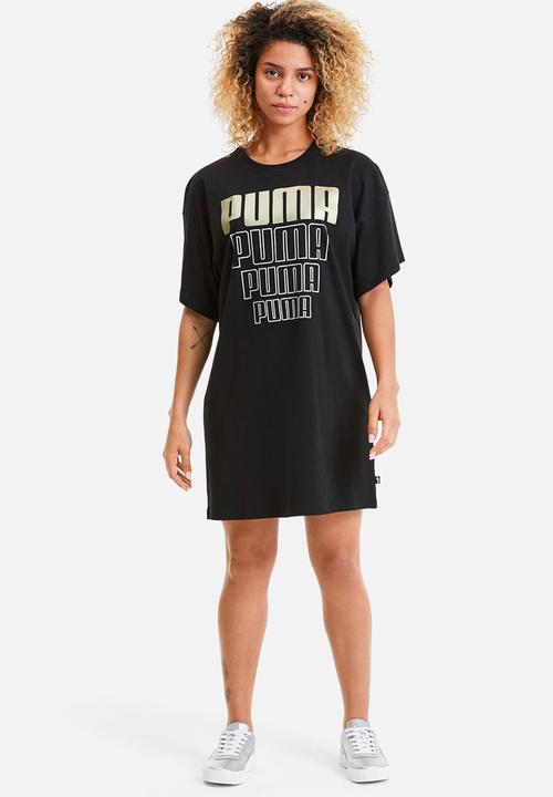 PUMA - Rebel light weight tee dress - black