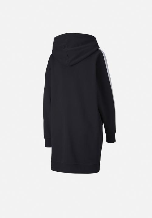 PUMA - Classics t7 hooded dress - black