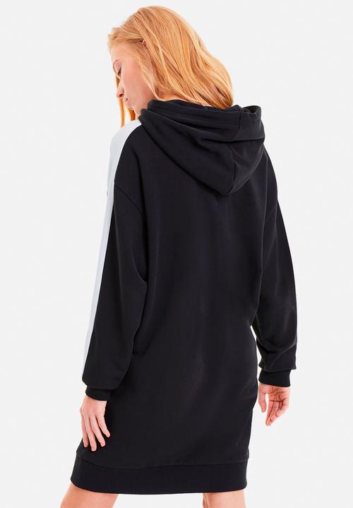 PUMA - Classics t7 hooded dress - black