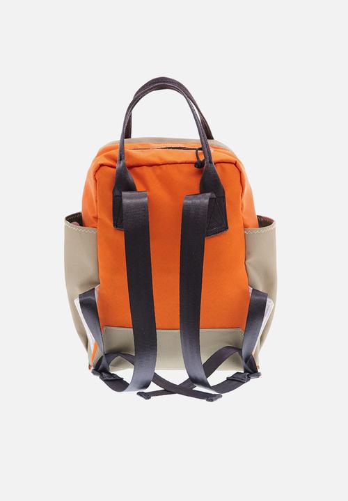 Sealand - Buddy backpack - orange & beige 