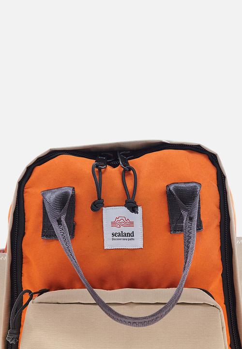 Sealand - Buddy backpack - orange & beige 
