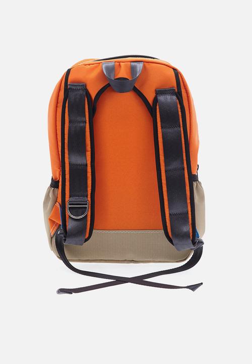 Sealand - Jolla backpack - flare - orange & beige 