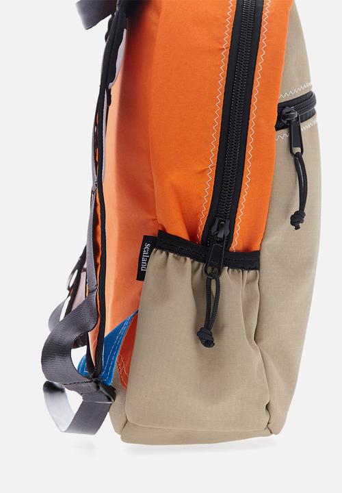 Sealand - Jolla backpack - flare - orange & beige 