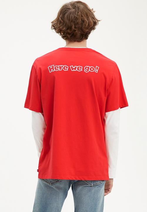Levi’s® - Graphic set-in tee - red