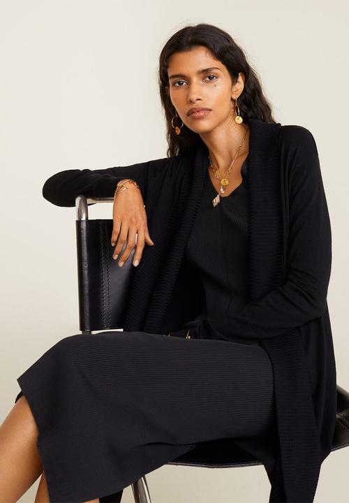 MANGO - Cardigan alma - black