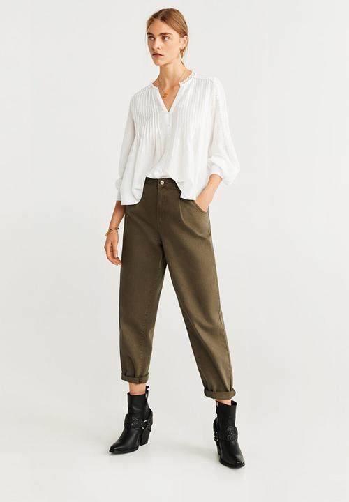 MANGO - Shirt lanka - ecru