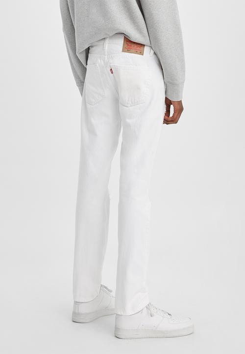 Levi’s® - Slim marshmallow burnout dx jeans - white