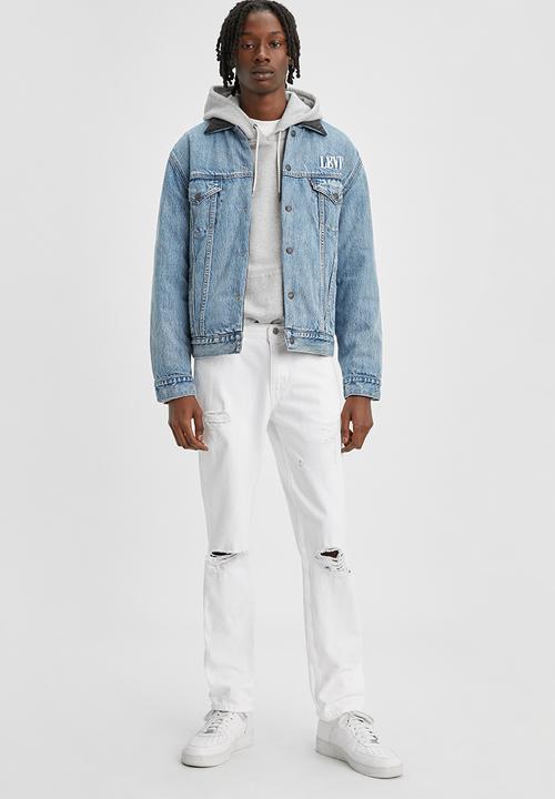 Levi’s® - Slim marshmallow burnout dx jeans - white