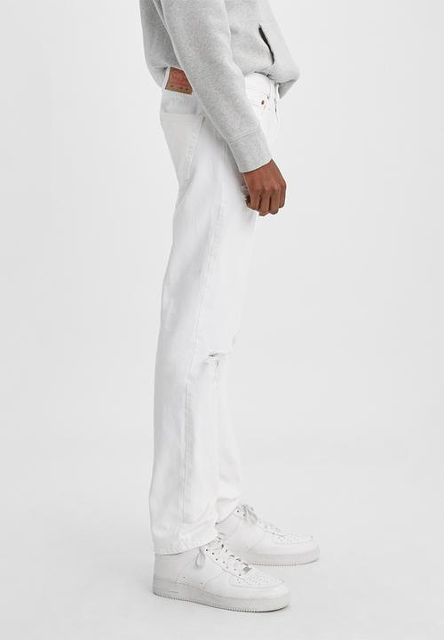 Levi’s® - Slim marshmallow burnout dx jeans - white