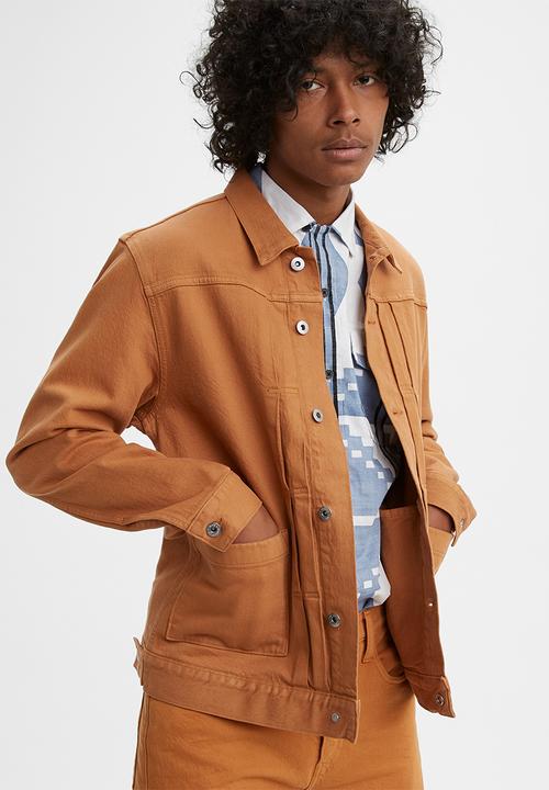 Levi’s® - Levi’s® Made & Crafted® type ii worn trucker jacket - brown