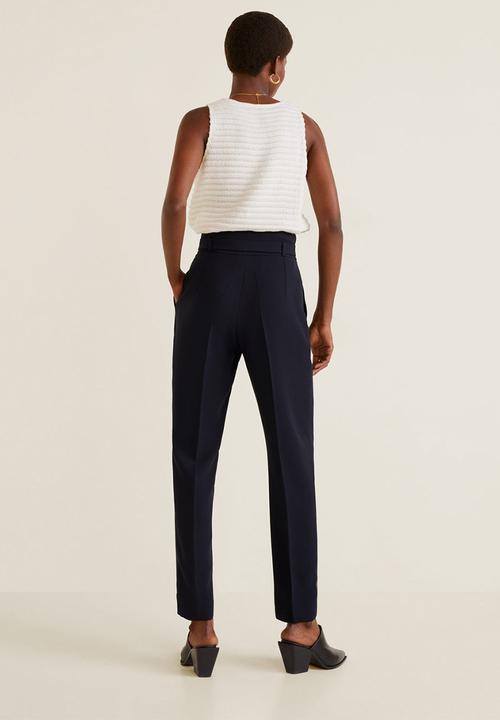 MANGO - Manuels trouser - navy