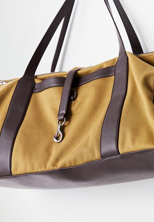 MANGO - Firenze duffel bag - beige