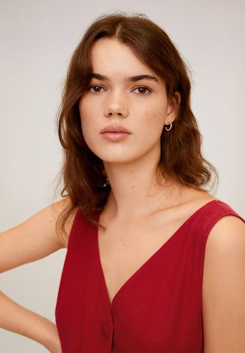 MANGO - Dress miro - red