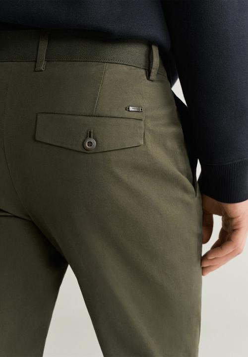 MANGO - Prato trousers - khaki