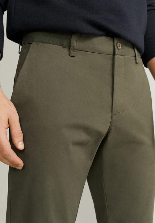 MANGO - Prato trousers - khaki