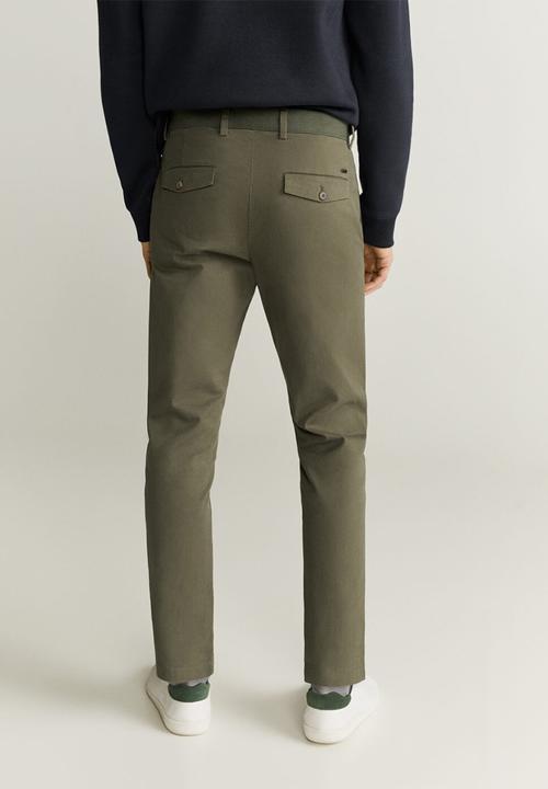 MANGO - Prato trousers - khaki