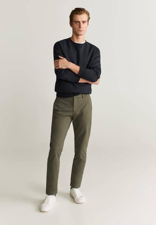 MANGO - Prato trousers - khaki