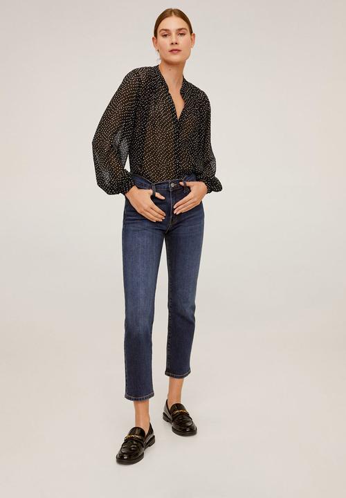 MANGO - Shirt prarie - black