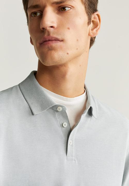 MANGO - Regat polo shirt - grey