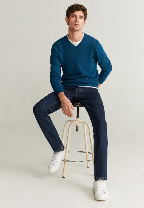 MANGO - Tenv sweater - blue