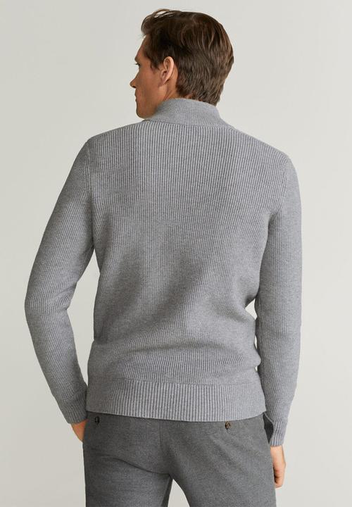 MANGO - Byron cardigan - grey