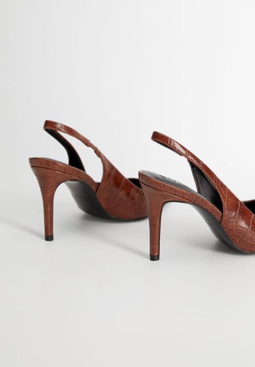 MANGO - Bridge heel - brown