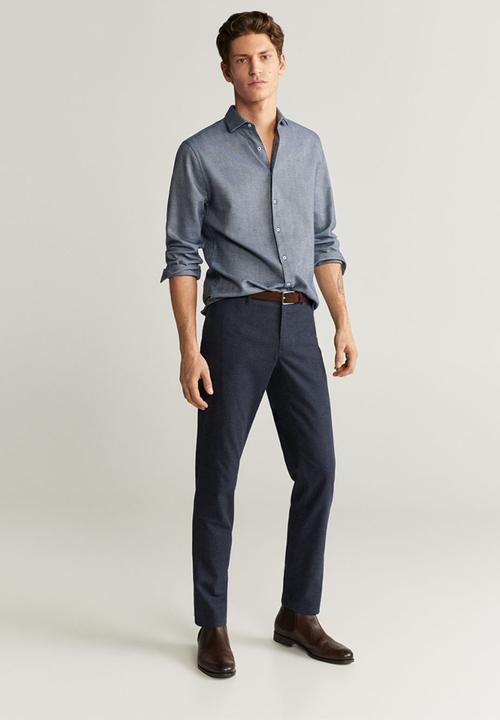 MANGO - Pack shirt - blue