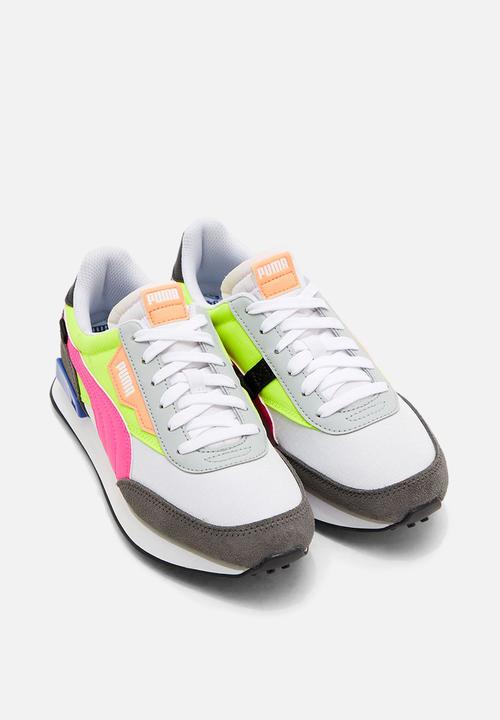 PUMA - Future rider play on - puma white & castlero