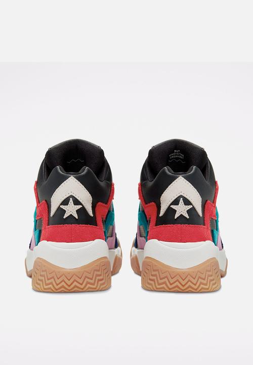 Converse - VLTG mid leather overlay - Black - back to earth