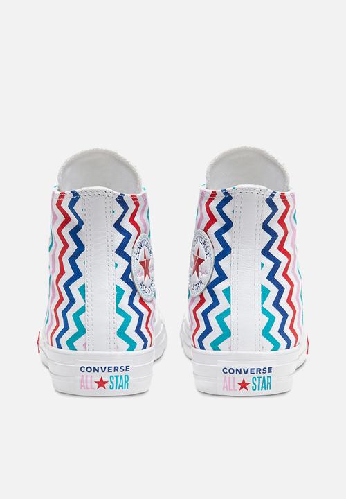 Converse - Chuck Taylor All Star VLTG Hi - white/university red - back to earth