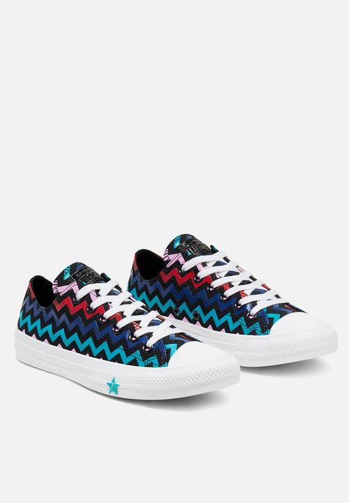 Converse - Chuck Taylor All Star VLTG ox -  black / peony pink - back to earth