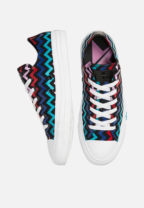 Converse - Chuck Taylor All Star VLTG ox -  black / peony pink - back to earth